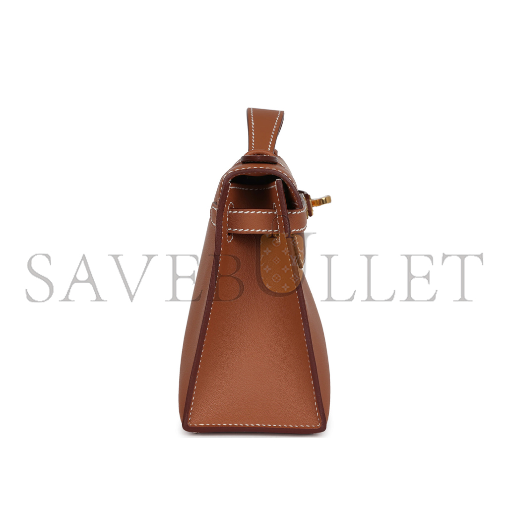 H**mes master kelly pochette gold swift gold hardware (22*14*7cm)